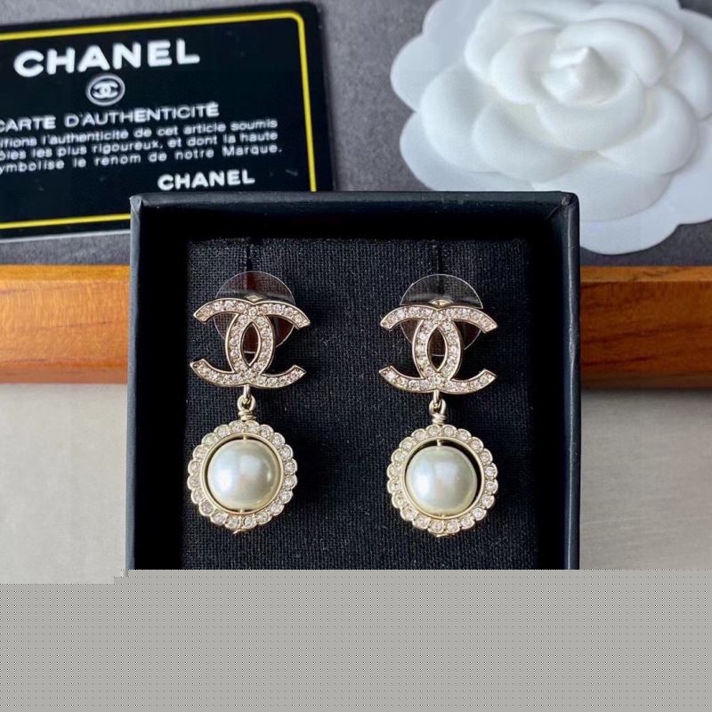 Ch*el earrings